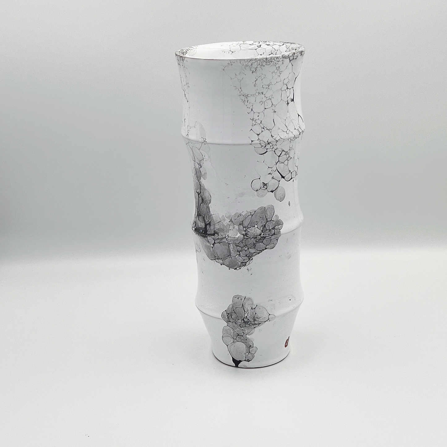 White Bamboo Vase III