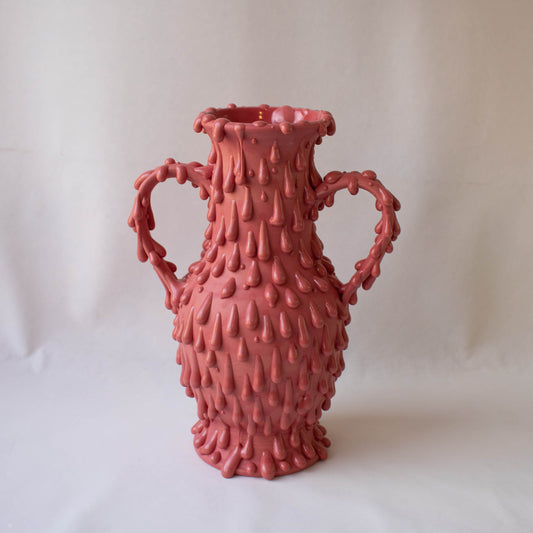 IndianRed Handled Vase  | 2025 Edition