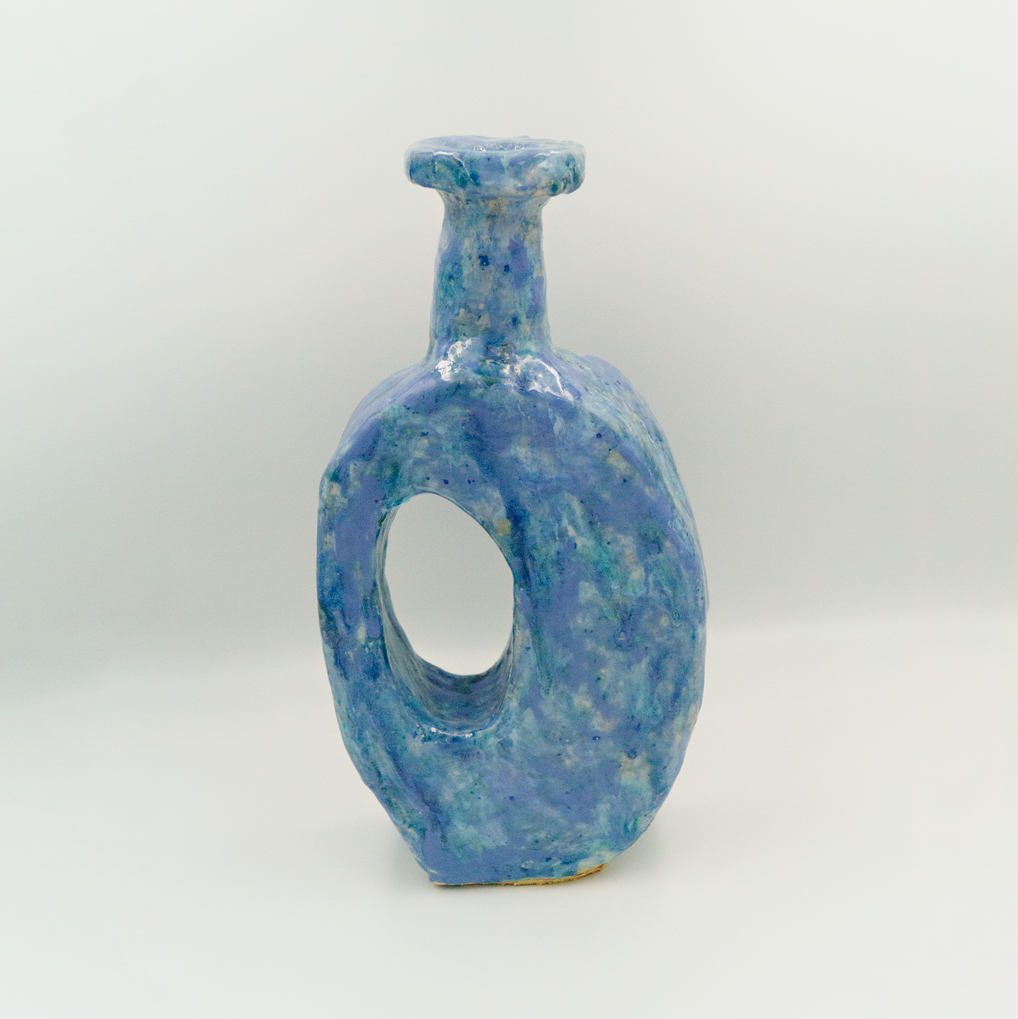 Jarrón Core azul