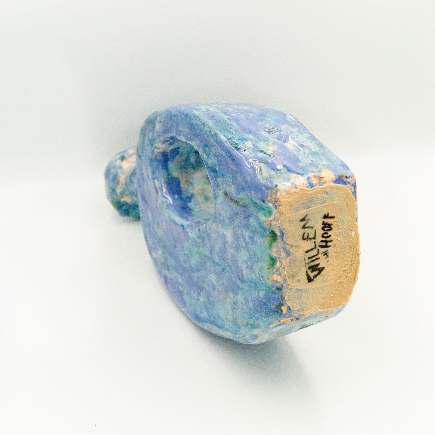 Jarrón Core azul