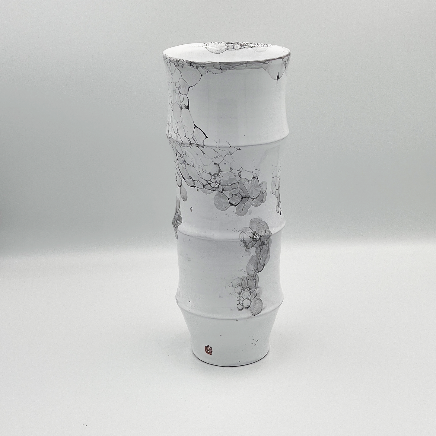 White Bamboo Vase III