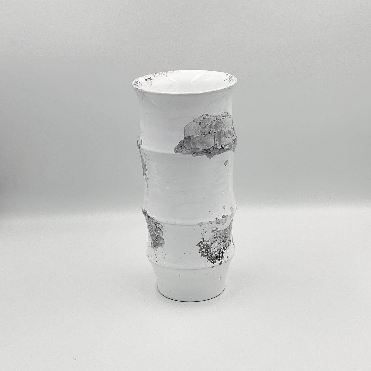 White Bamboo Vase II