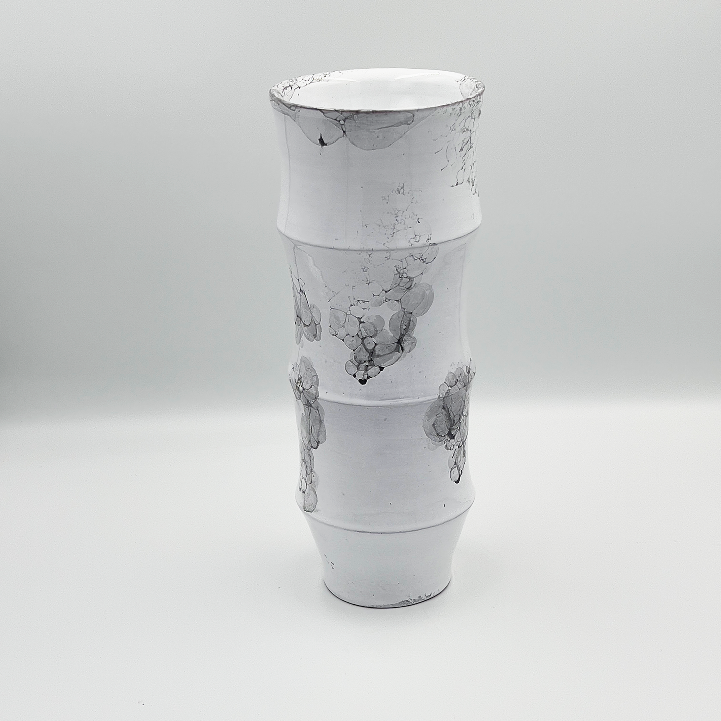 White Bamboo Vase III