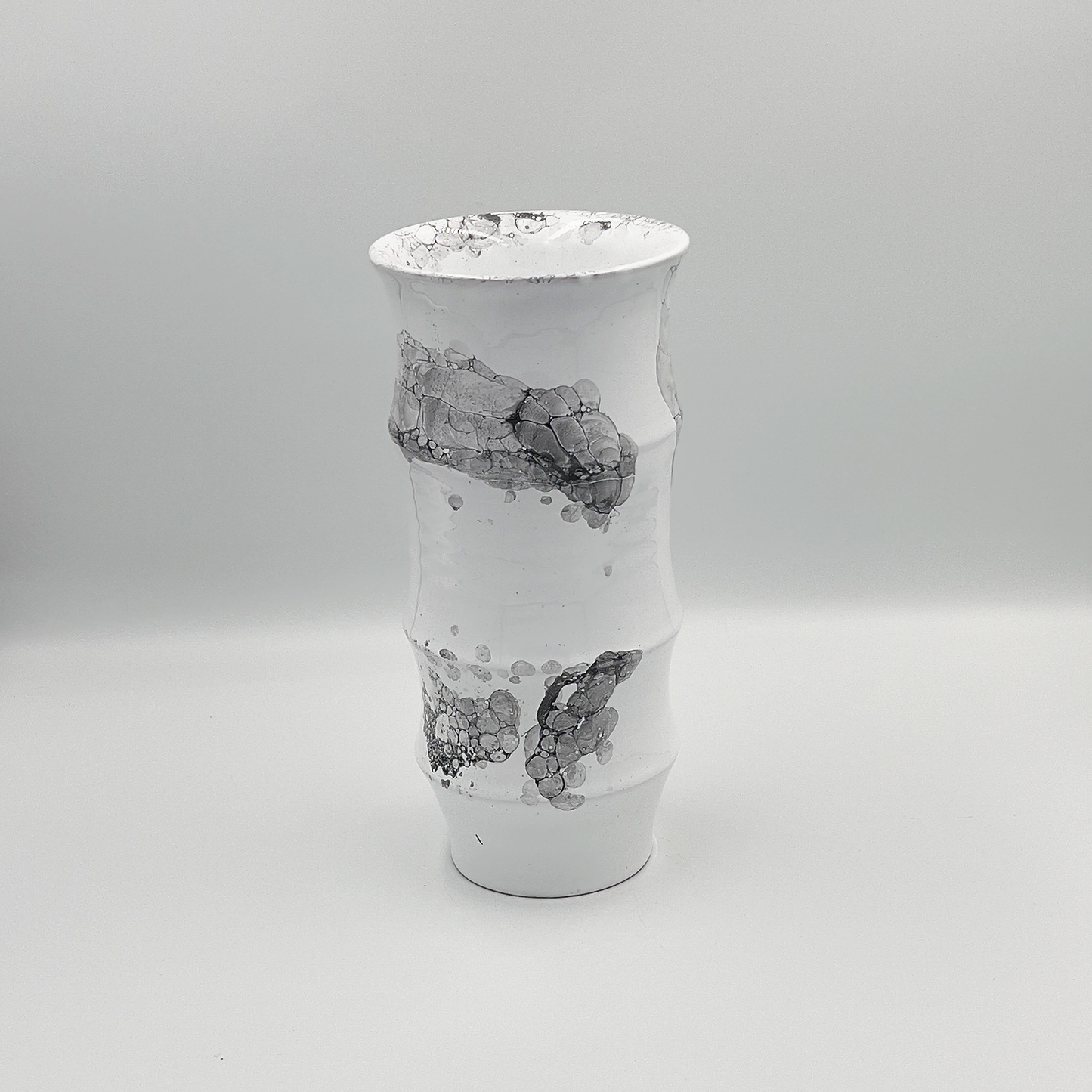 White Bamboo Vase II