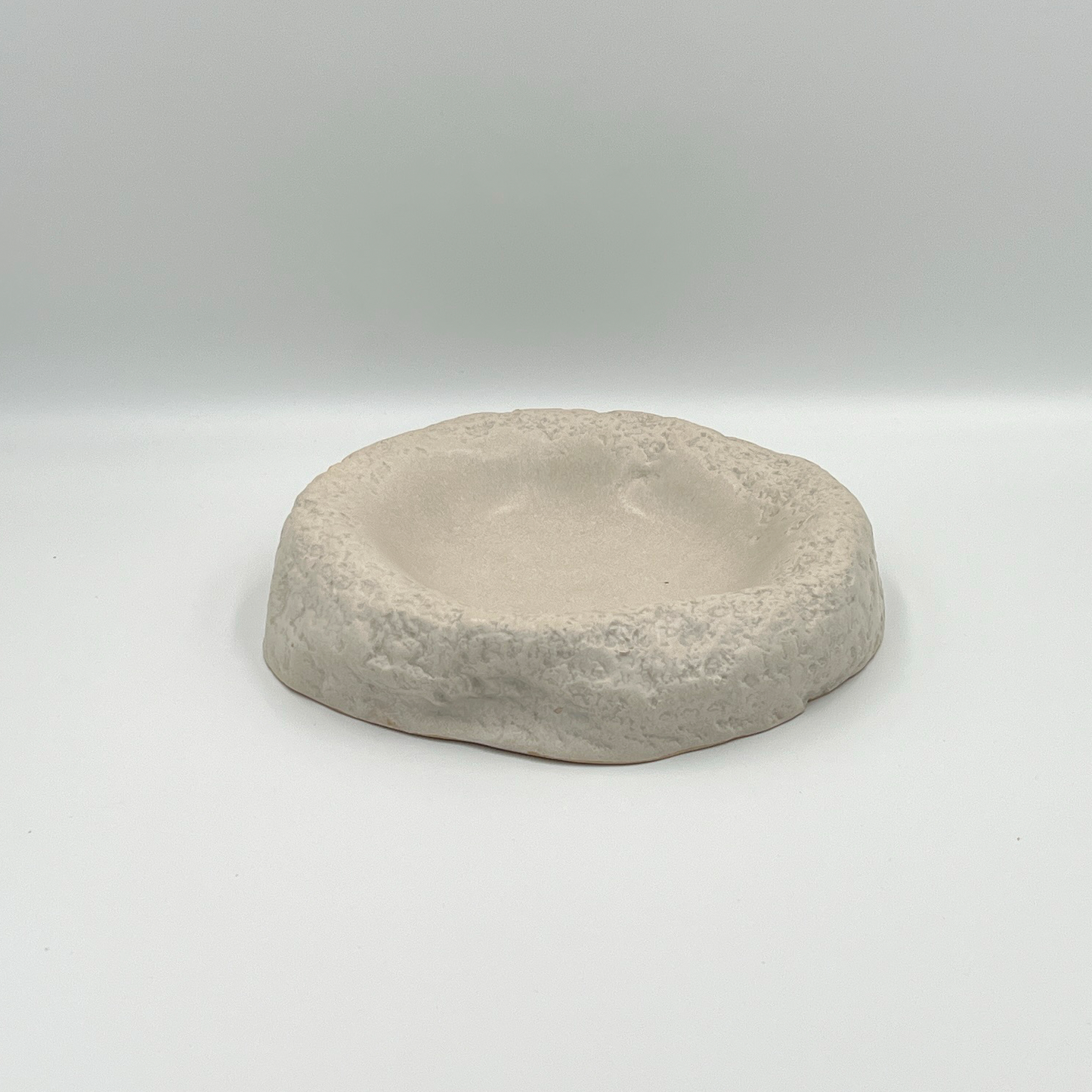 Plato piedra blanco