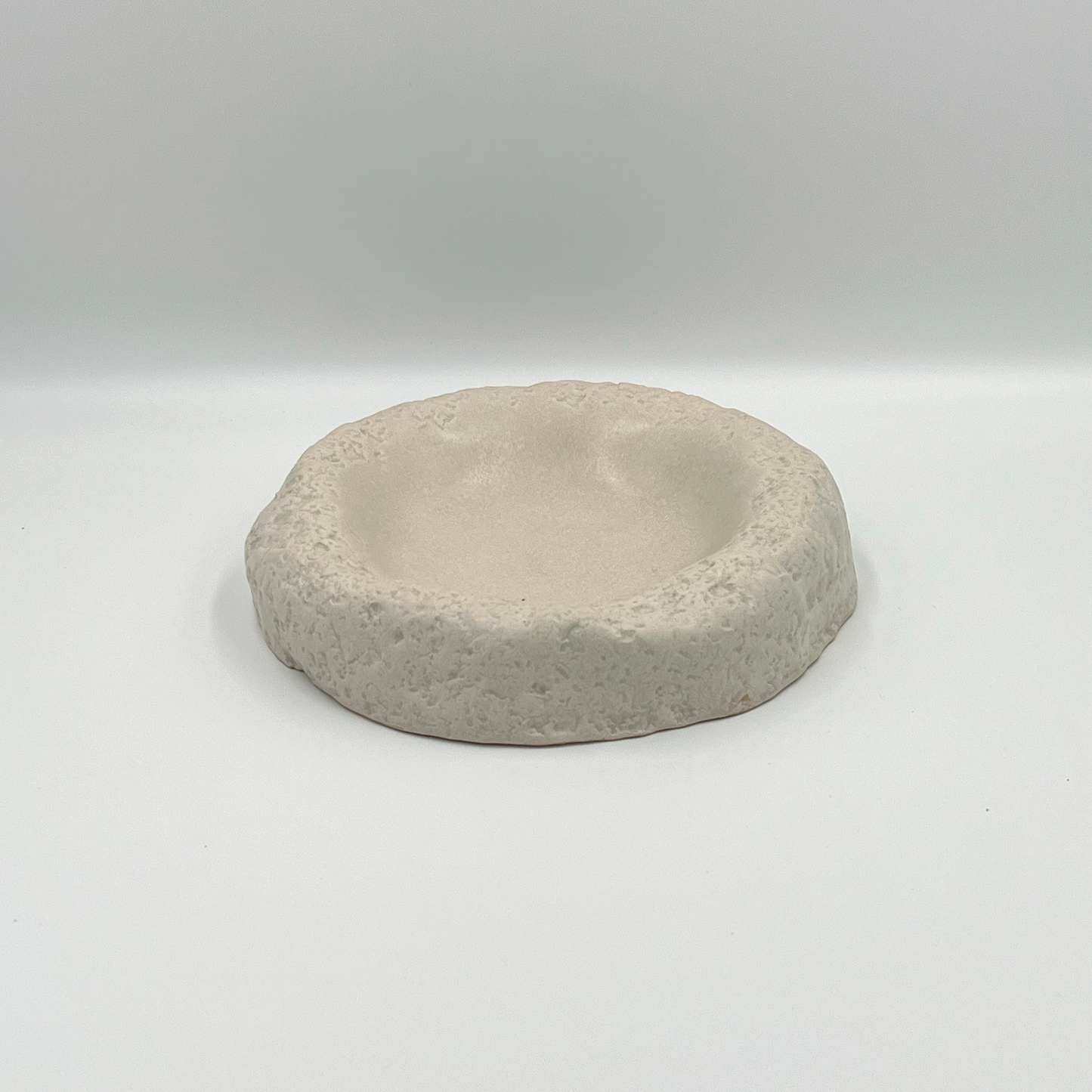 Plato piedra blanco