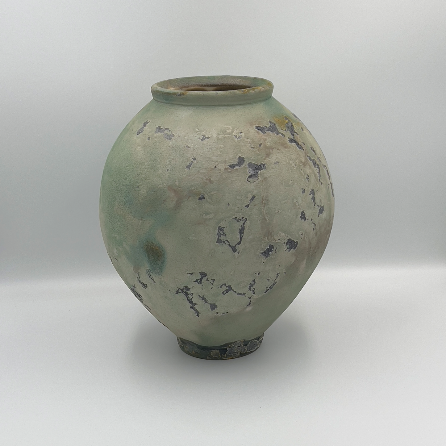 Moon jar Rukoryo - Green