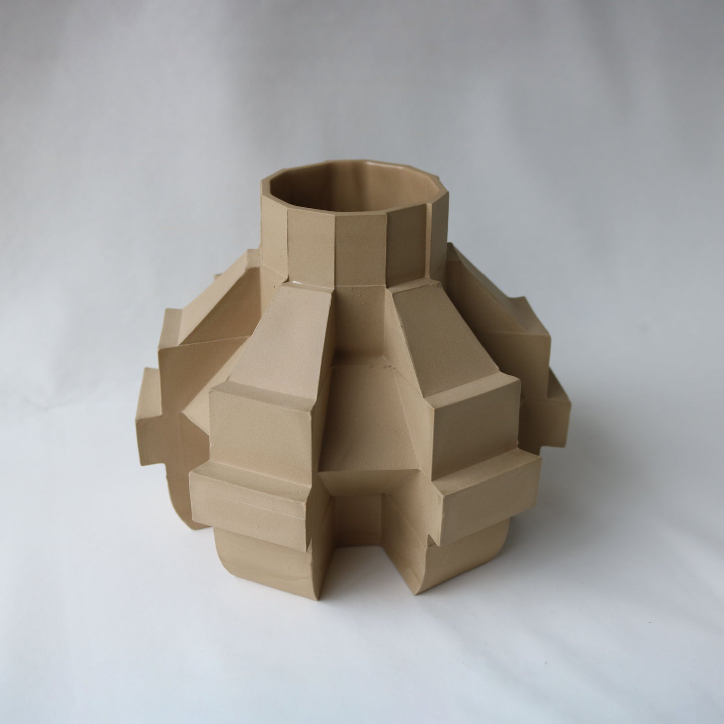 Block Vase Allien Collection | Sand