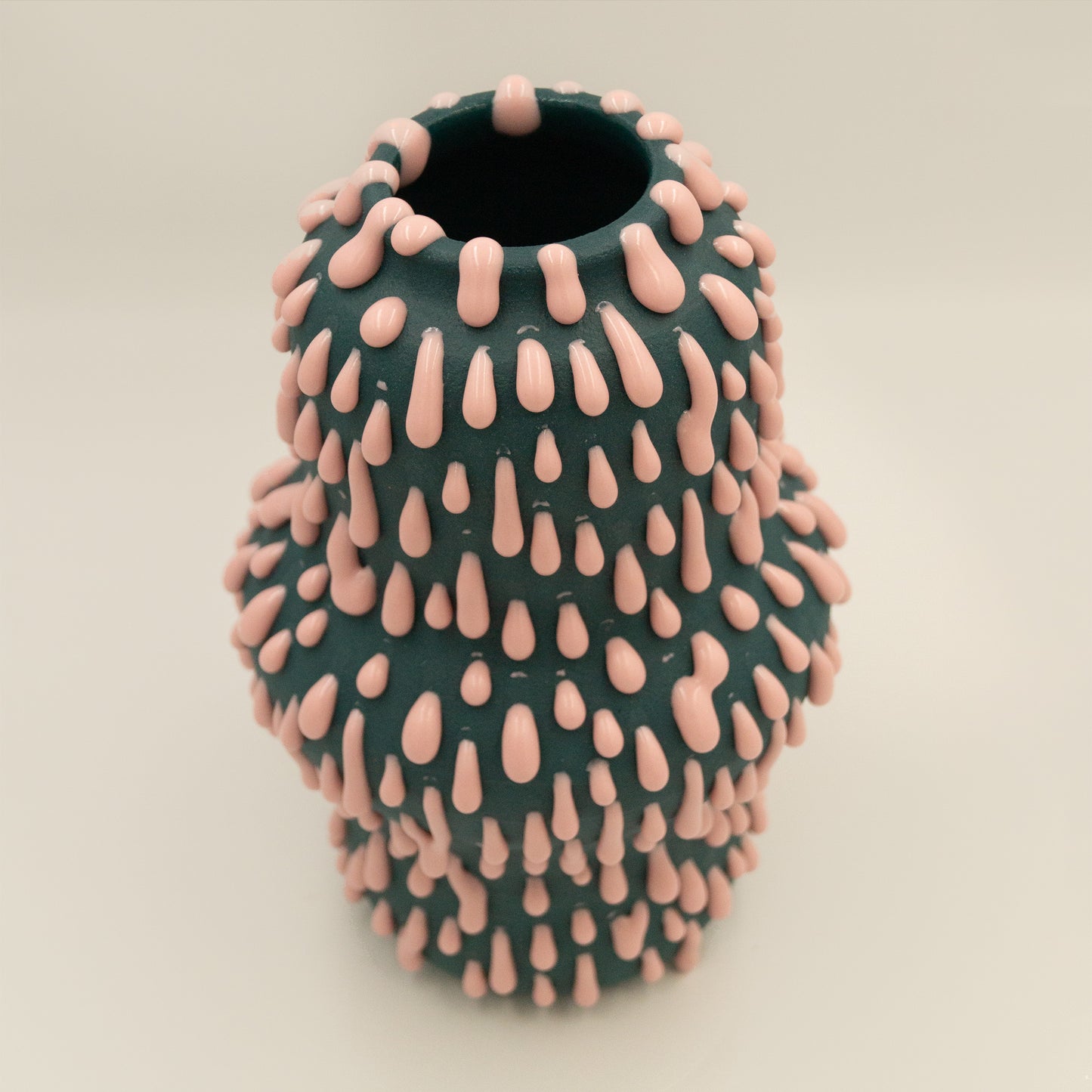 Jarrón Blue-Pink Drop