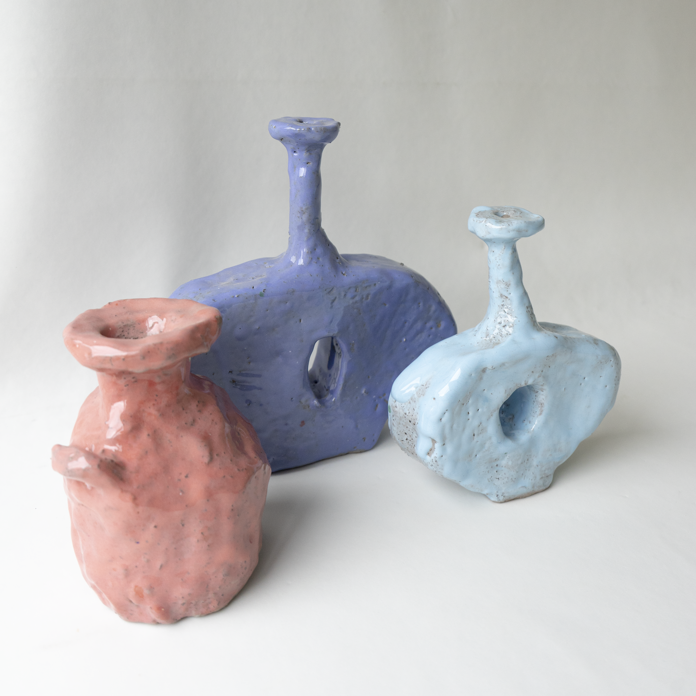 Jarrón Tiny bola rosa