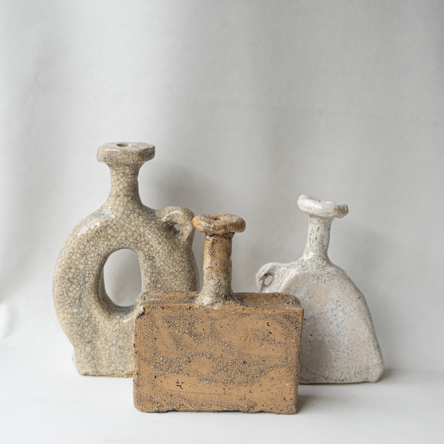 Jarrón Tiny blanco roto