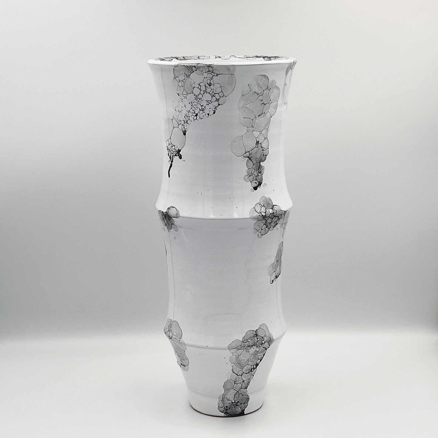 White Bamboo Vase IIII