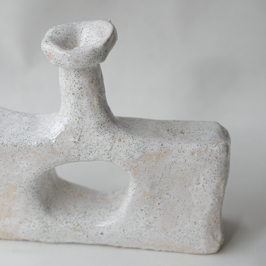 Jarrón Tiny blanco compacto