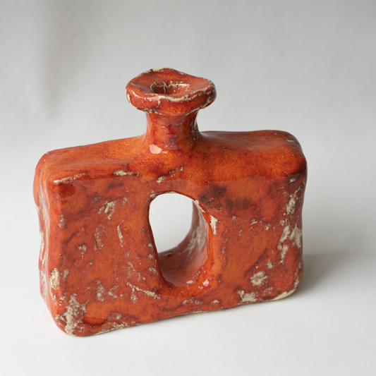 Jarrón Tiny rojo intenso