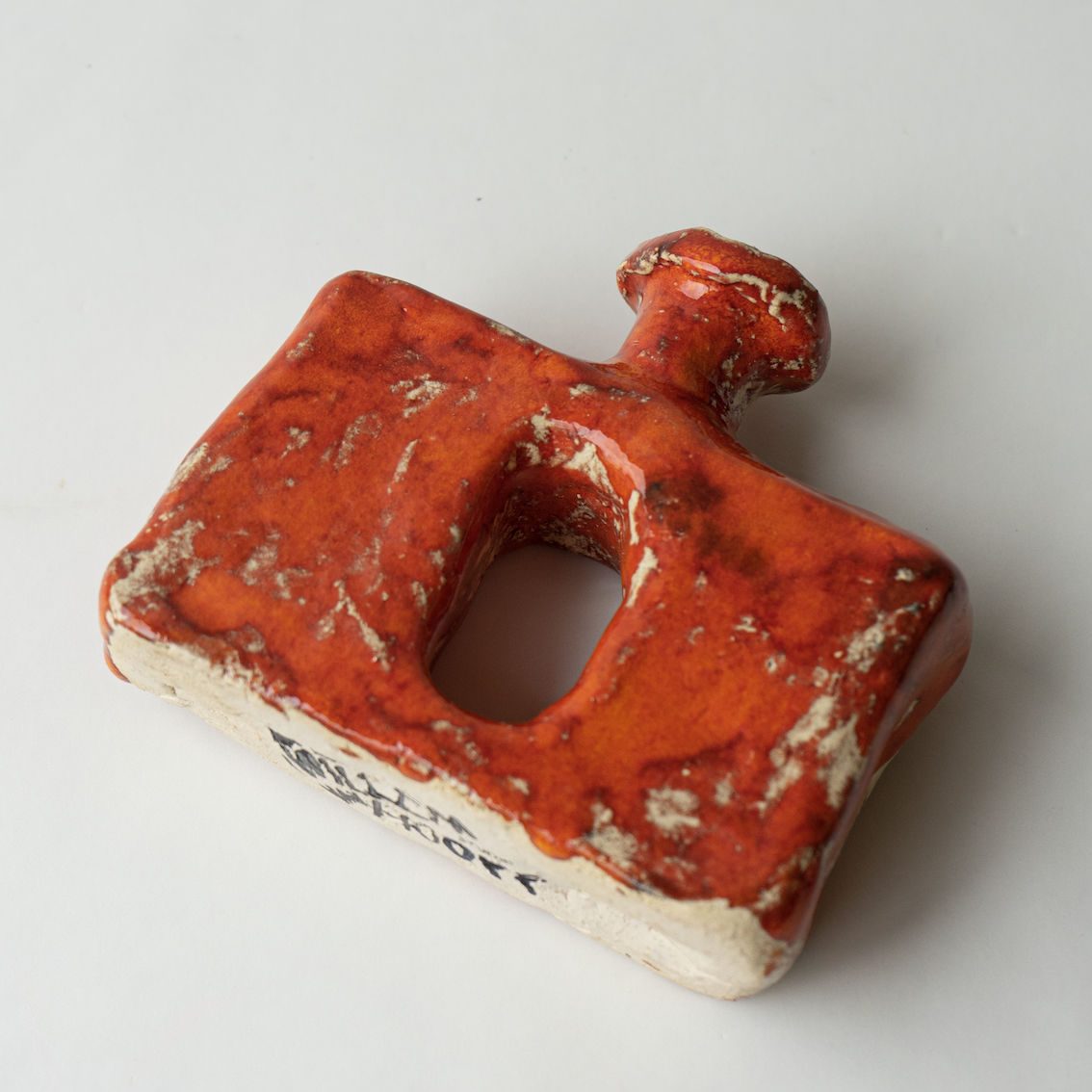 Jarrón Tiny rojo intenso