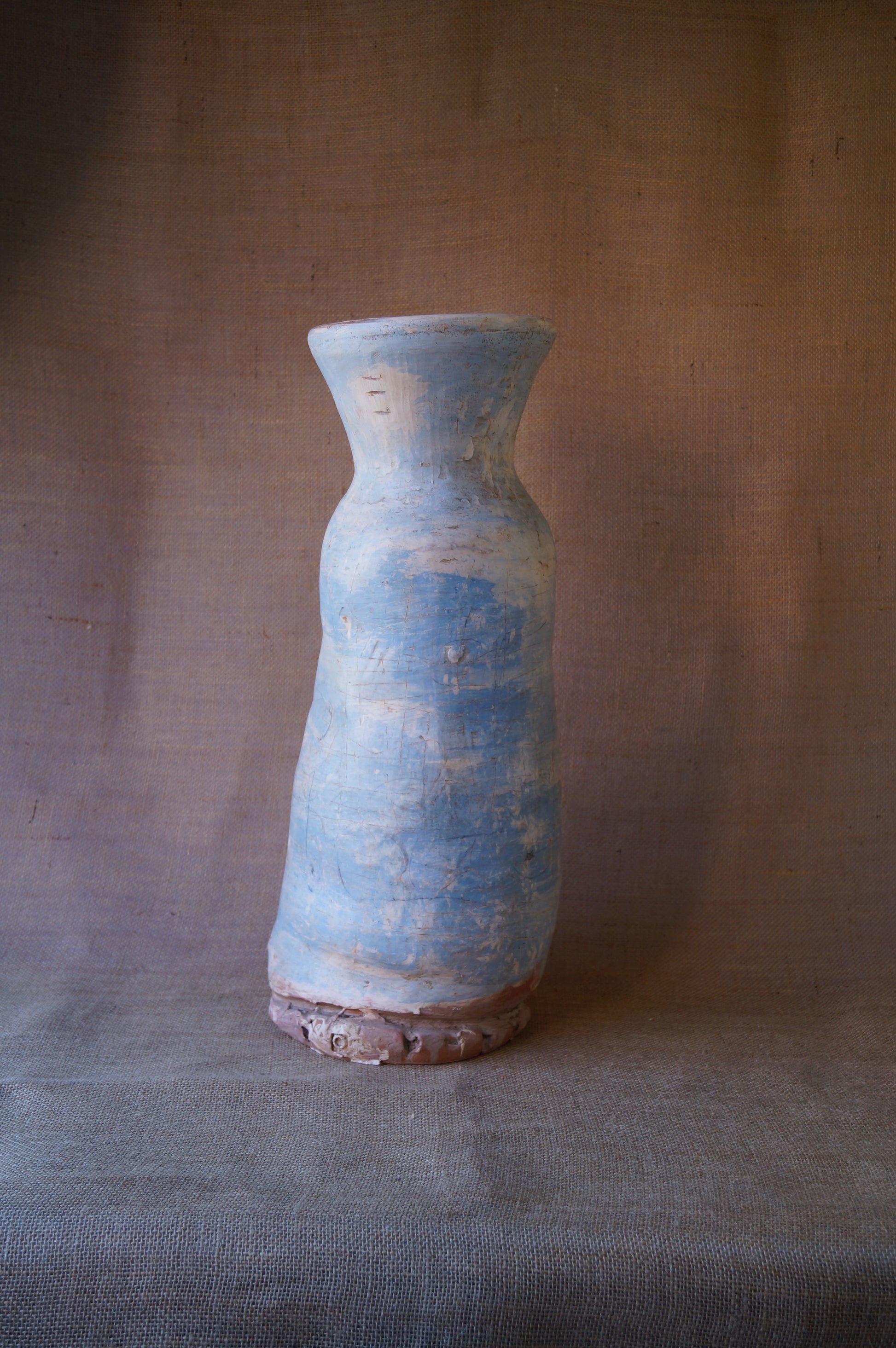 César Rivas — Blue Verata. Unique ceramic art object. Pott Gallery