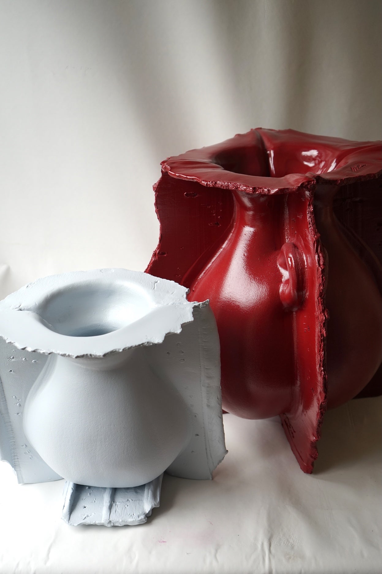 Jarrón Blow-up rojo