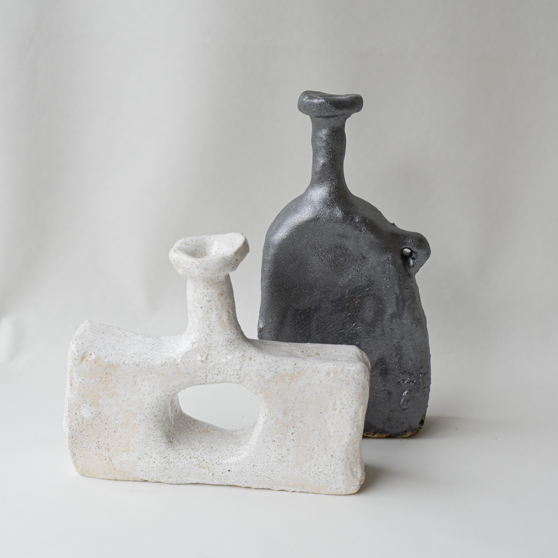 Jarrón Tiny blanco compacto