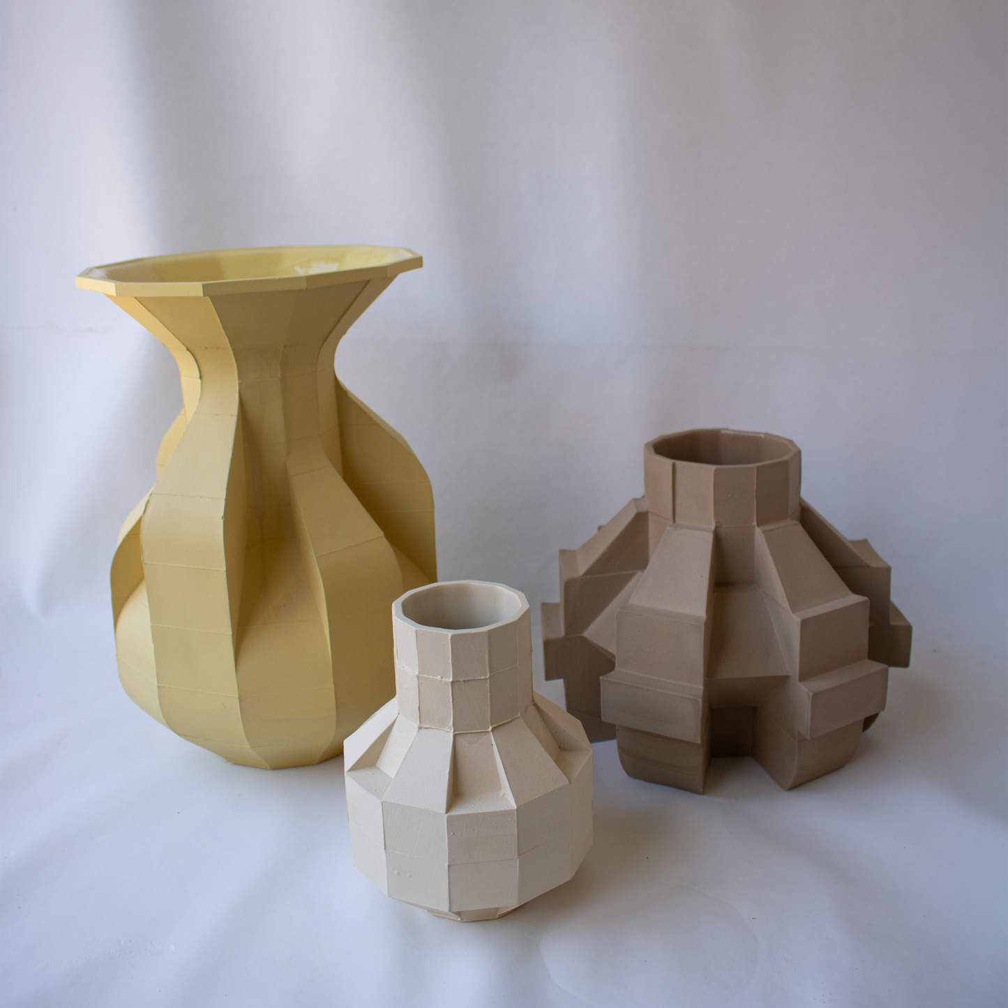 Block Vase Allien Collection | Sand