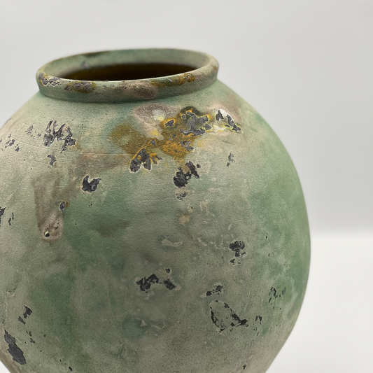 Moon jar Rukoryo - Verde