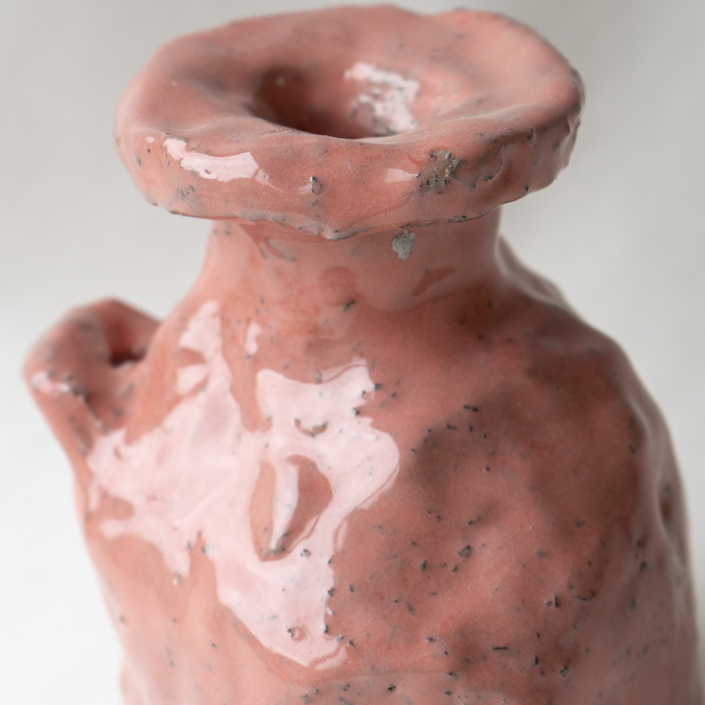 Jarrón Tiny bola rosa