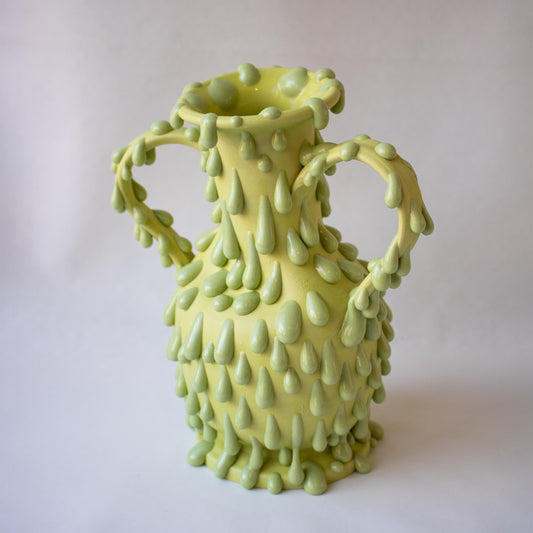 Pistachio Slumped Vase | 2025 Edition