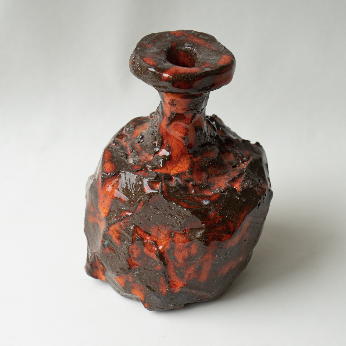 Jarrón Tiny bola roja