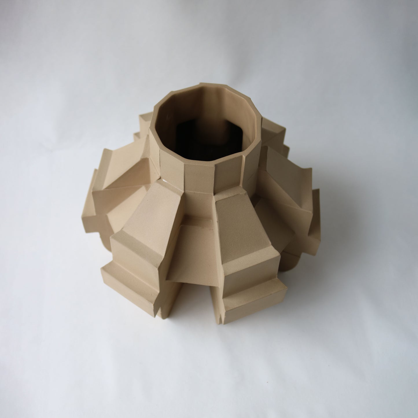 Block Vase Allien Collection | Sand